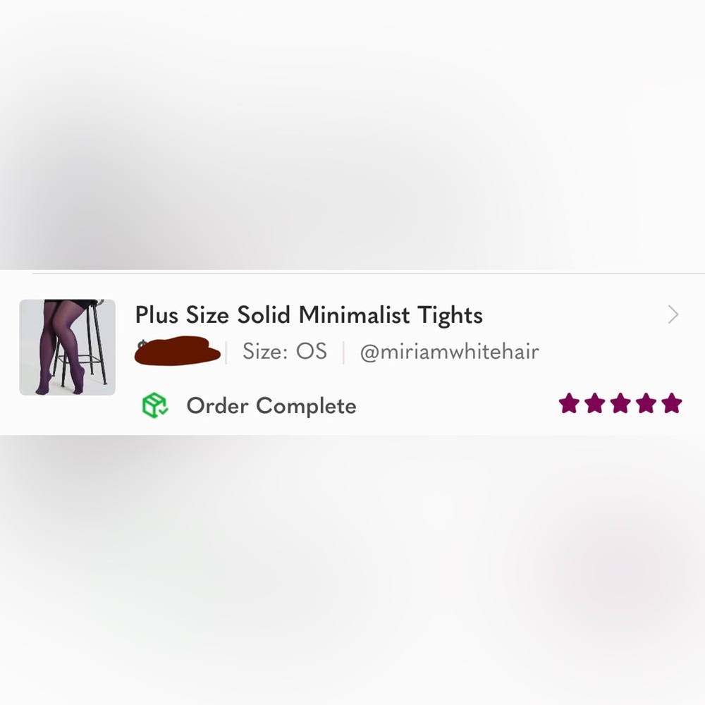 Plus Size Solid Minimalist Tights - image 4